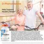 Buy now Doctor's Best D-Phenylalanine, Supports Mood, Nervous System, Non-GMO, Vegan, Gluten Free, 500 mg, 60 Veggie Caps at indiglob india