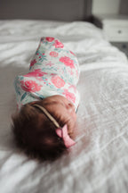 Buy now Copper Pearl Large Premium Knit Baby Swaddle Receiving Blanket June at indiglob india