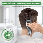 Wahl Clipper Rechargeable Cord/Cordless Haircutting & Trimming Kit | Cordless Haircutting, Trimming Long Beards & All Body Grooming, Use Plugged In Or Cordless – 79434