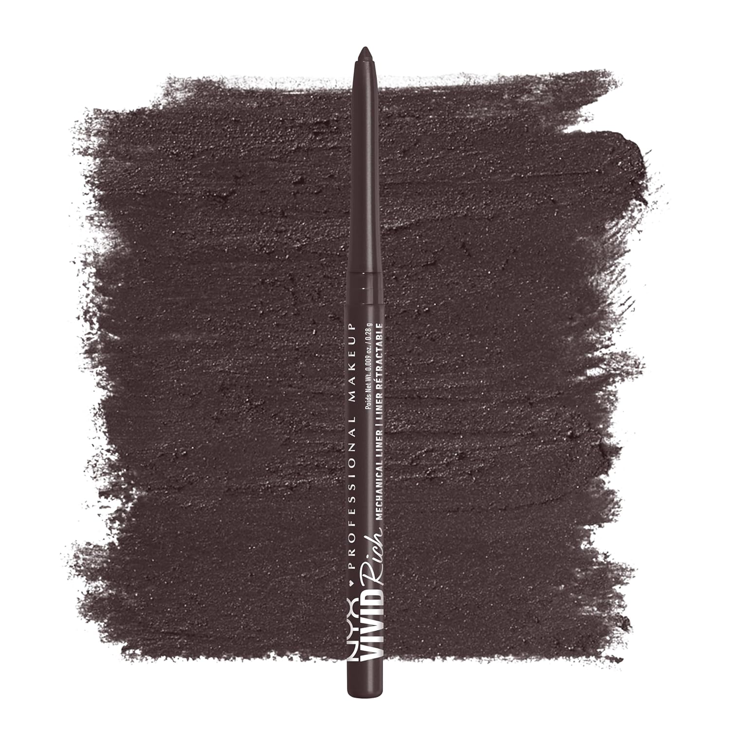 Buy now NYX PROFESSIONAL MAKEUP Mechanical Eye Pencil, Vivid Rich Mechanical, Creamy Retractable Eyeliner - Sapphire Bling, Deep Blue Eyeliner 15 Smokin Topaz at indiglob india