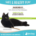 Raw Paws Silvervine Sticks for Cats (30-Count) - Dental Cat Chew Stick