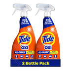 Buy now Tide Laundry Stain Remover Spray with Oxi, Stain Remover for Clothes, Carpet, Upholstery, Pet Bedding, & More, Stain Treater Spray for Tough Stains from Wine, Coffee, Grease, 21.5 Fl Oz (Pack of 2) at indiglob india