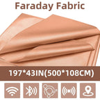 Buy now Amerthing Pure Copper Faraday Fabric RF & LF Electromagnetic Fields Gold Color Blocking Fabric 2 Meters (78"x43" inch) at indiglob india