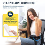WESTERN COMFORT Thick Armrest Pads - Memory Foam Office Chair Arm Pads - Arm Rest for Desk Chair & Gaming Chair Armrest Pads - Chair Arm Covers - Elbow Support