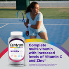 Centrum Silver Women's Multivitamin for Women 50 and Over, 100 Tablets | Contains Vitamin D3, B Vitamins, Calcium, and Antioxidants, Non-GMO Ingredients, Supports Memory and Cognition, GLP-1 Support