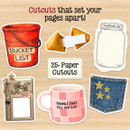My Artsy Stash – Scrapbooking Kit, Journaling Kit & Junk Journal Supplies