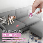 FYNIGO Interactive Cat Toys for Indoor Cats and Dogs,7 in 1 USB Rechargeable Cat Teaser Toy for Chasing and Exercise
