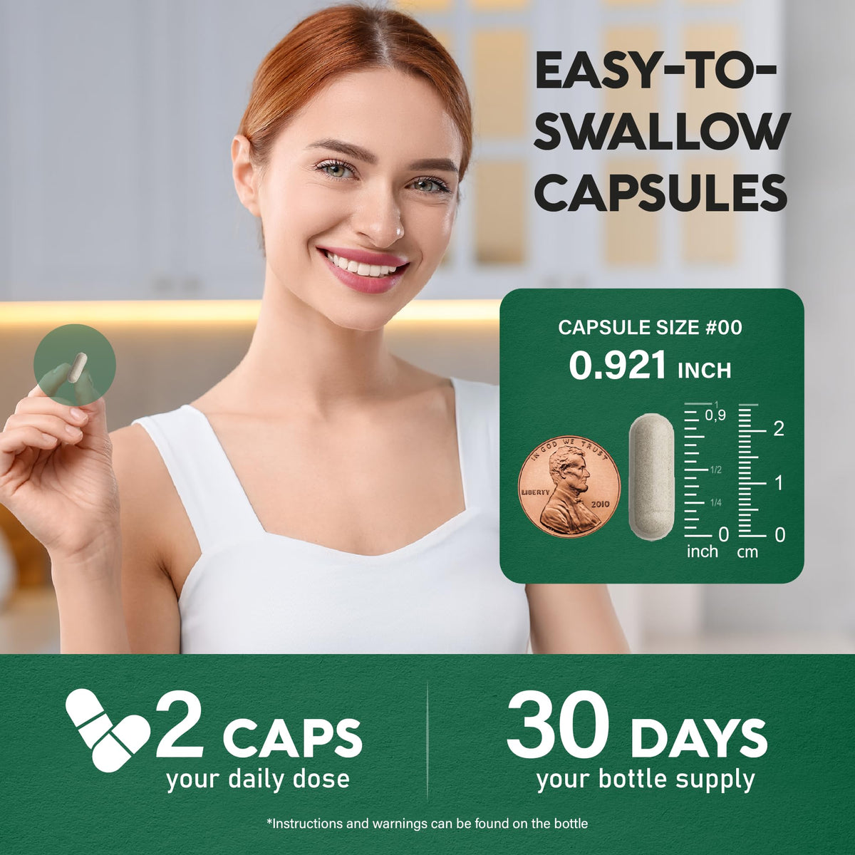 Thyroid Support for Women - Selenium | Zinc & Iodine | L-Tyrosine - 60 Caps