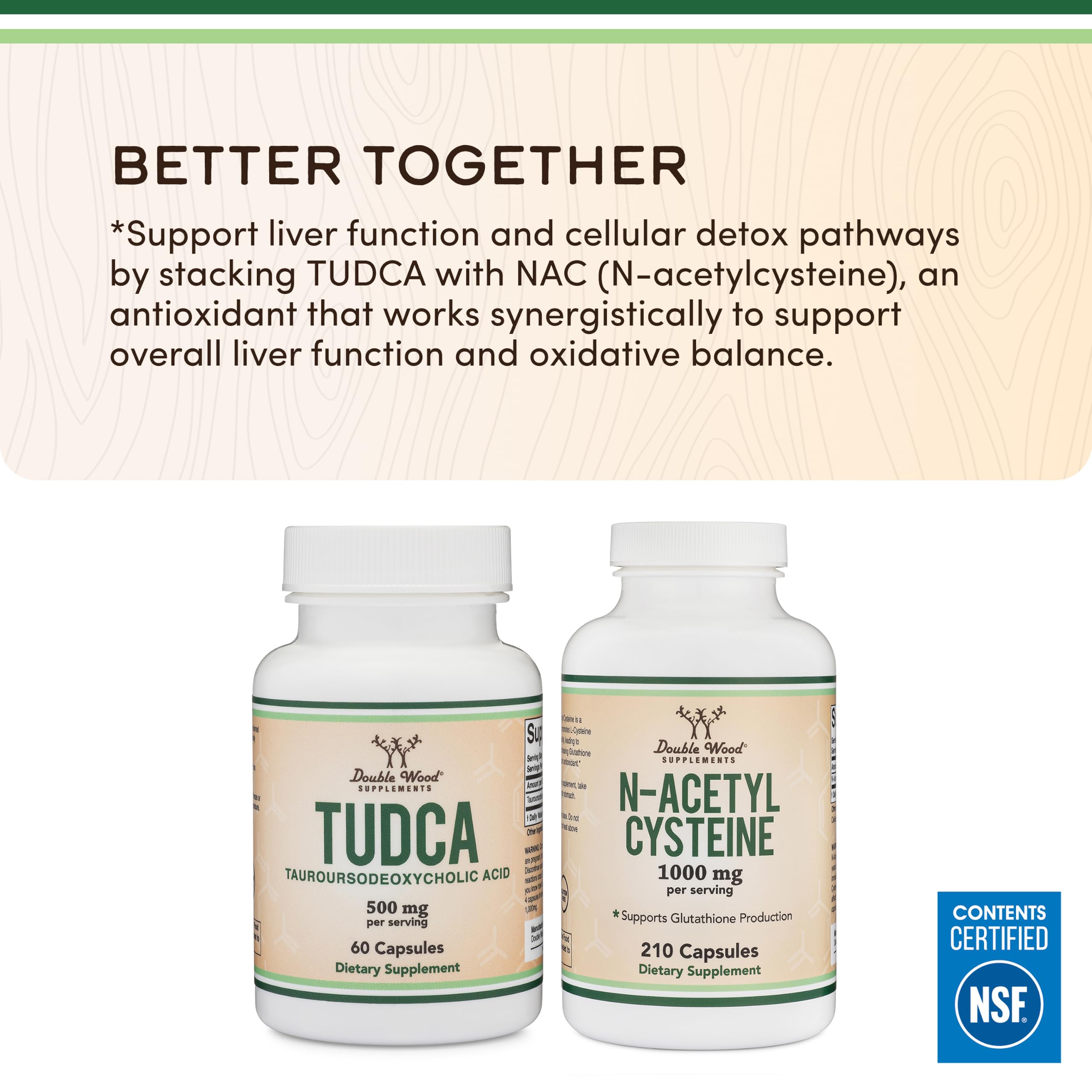 TUDCA Bile Salts 500mg, Digestion, Gallbladder + Liver Support, 60 Capsules | Bile Flow + Post-Cholecystectomy Support, Genuine Bile Acid TUDCA, Authentic Bitter Taste, 250mg per Cap, Third-Party Tested