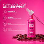 Marc Anthony Grow Long, Anti-Breakage Scalp & Hair Serum with Biotin | Lightweight serum softens, smooths, shines & adds root & length strength to reduce breakage. Biotin, Rosemary & Caffeine.