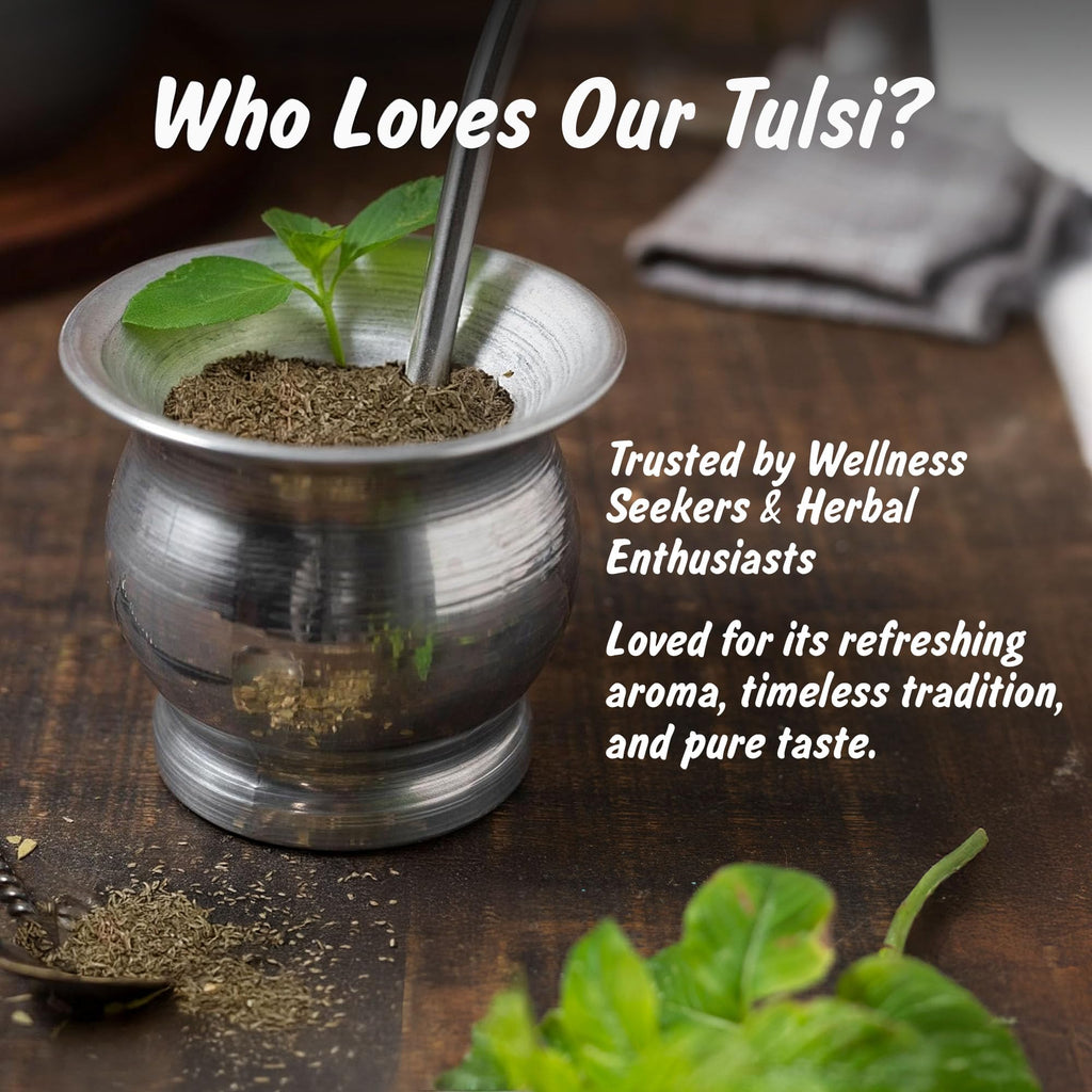 Spice Profile Organic Indian Tulsi Cut & Sifted | 2 oz | Lab Tested