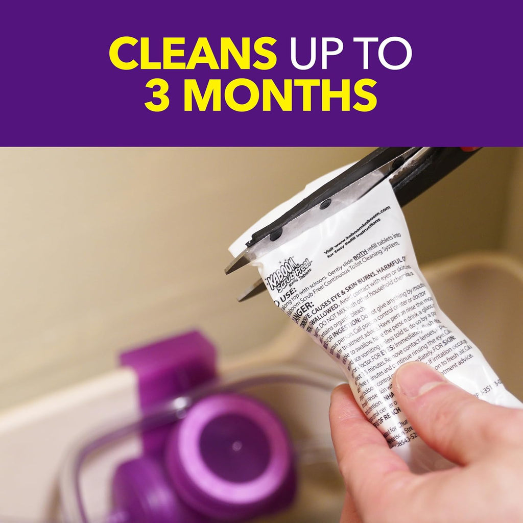 Buy now Kaboom Scrub Free! Toilet Bowl Cleaner System with 2 Refills at indiglob india