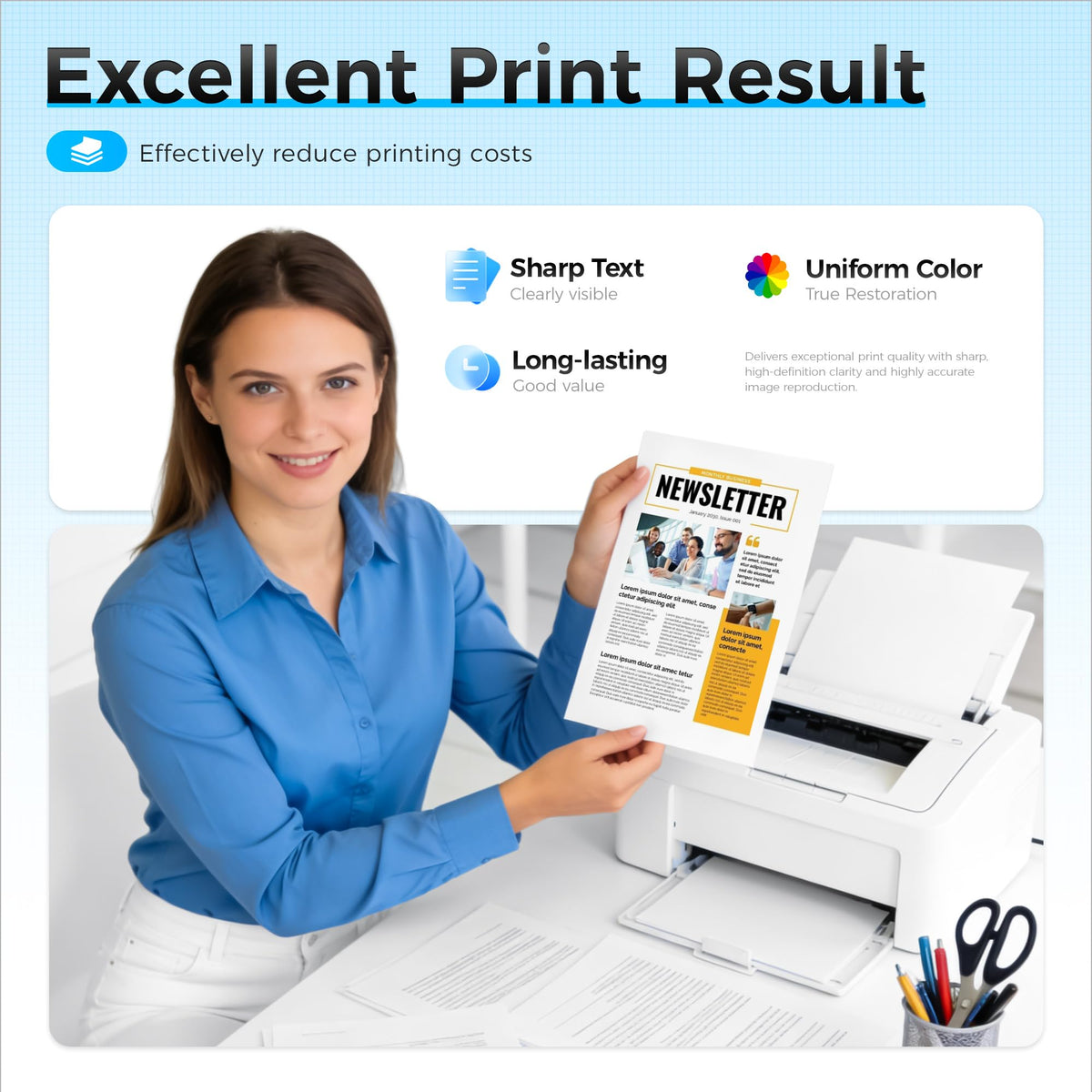 141A Toner Cartridge Black 2-Pack with Chip High Yield Compatible Replacement for HP 141A 141X W1410A W1410X Toner Work with LaserJet MFP M140w M110w M140 M110 Laser Printer M139 M139we M140we M110we
