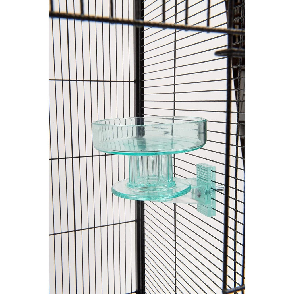 Buy now Lixit Quick Lock Bird Cage Bath for Lovebirds, Canaries, Finches, Parakeets, and Cockatiels and Other Small to Medium Feathered Friends (Pack of 1) at indiglob india