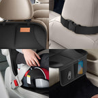 Buy now SMART ELF Car Seat Protector, 2Pack Seat Protector Protect Child Seats with Thickest Padding and Non-Slip Backing Mesh Pockets for Baby and Pet,Sedan SUV Truck (Black) at indiglob india