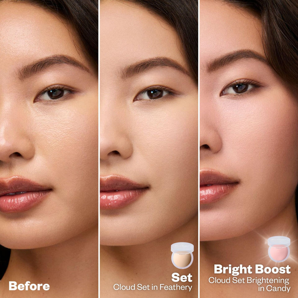 Buy now Kosas Cloud Set Face Setting Powder - Smoothing Shine Control, Soft, Sheer Translucent Makeup Finish, Portable & Long-Lasting Loose Pressed Baking Powder - Feathery (Sheer Light Medium) at indiglob india