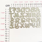 Buy now 78 Pieces Alphabet Letters and 10 Pieces Numbers Cutting Dies Metal die cuts Carbon Steel Embossing Script Die Stencils Letter Cutting die cuts for Card Making Scrapbook Card Making Supplies 4 Styles at indiglob india