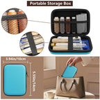 Leather Sewing & Upholstery Repair Kit with 2 Awls, Needles & Waxed Thread