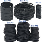 Rubber Bands Assorted Sizes,6 Sizes size10size16size33size64,size84,4.8in