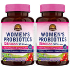 Vitalitown Probiotics for Women 120 Billion CFUs, 30 Strains, with Prebiotics & Digestive Enzymes & Cranberry, Gut & Vaginal Health, Vegan 30 (Pack of 1) Delayed Release Caps