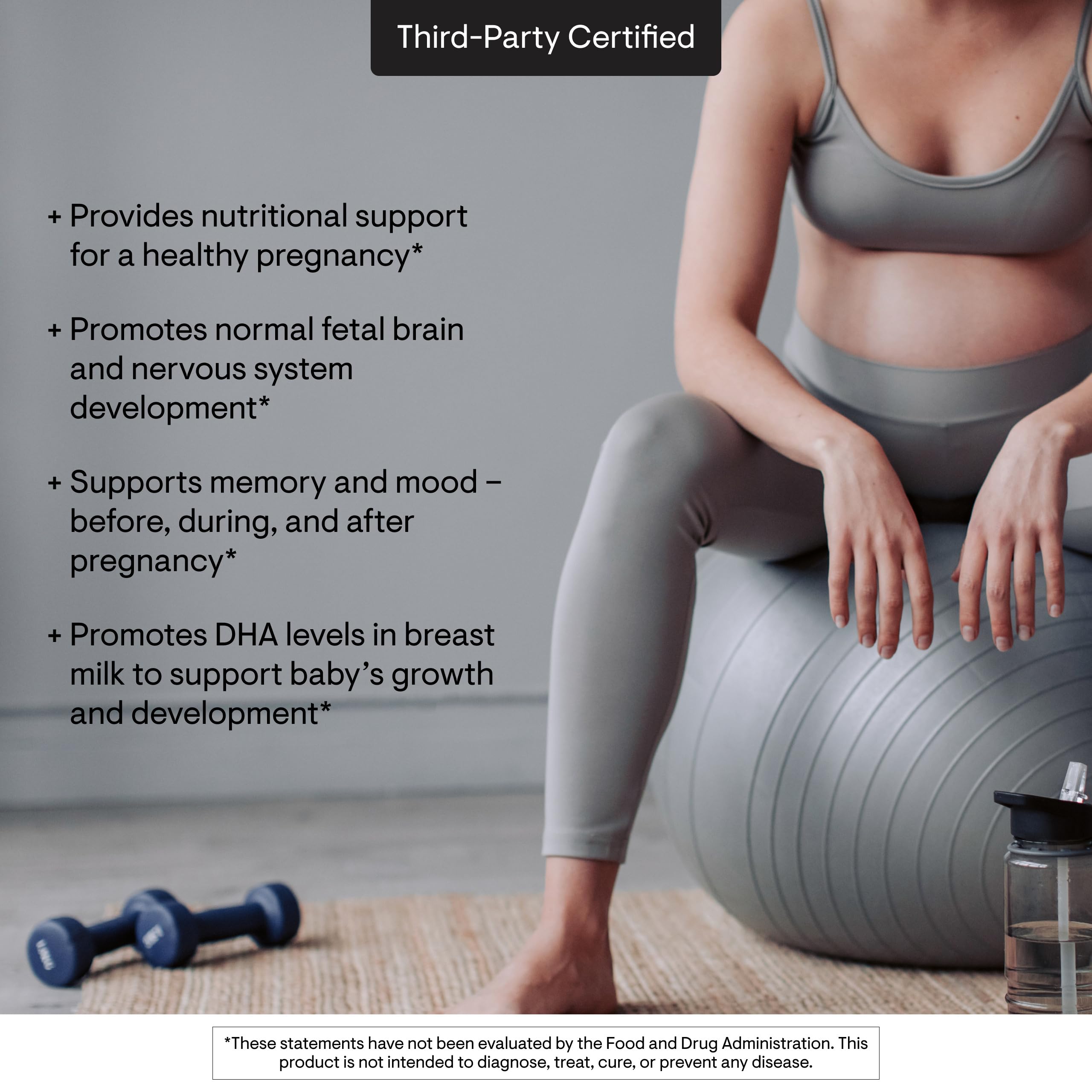 THORNE - Comprehensive Prenatal Bundle: Women's Basic Prenatal Multi & DHA - Baby’s Brain, Health Support - 30 Servings