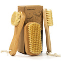DEBETOOL 3-Piece Laundry Brush for Stains on Clothes, Gentle Boar Bristl