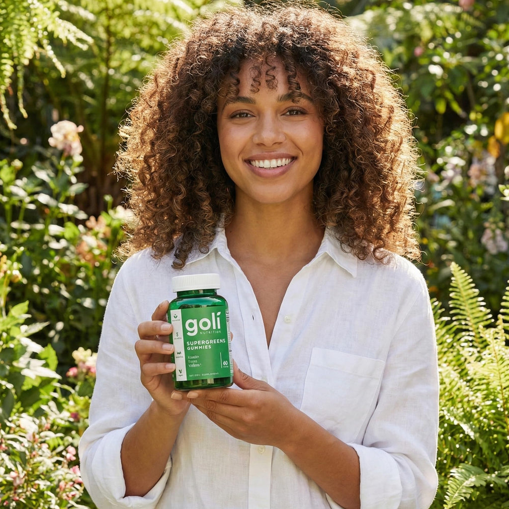 Goli SuperGreens Vitamin Gummy - 120 Count - Essential Vitamins and Minerals - Plant-Based, Vegan, Gluten-Free & Gelatin Free - Health from Within, Pack of 2
