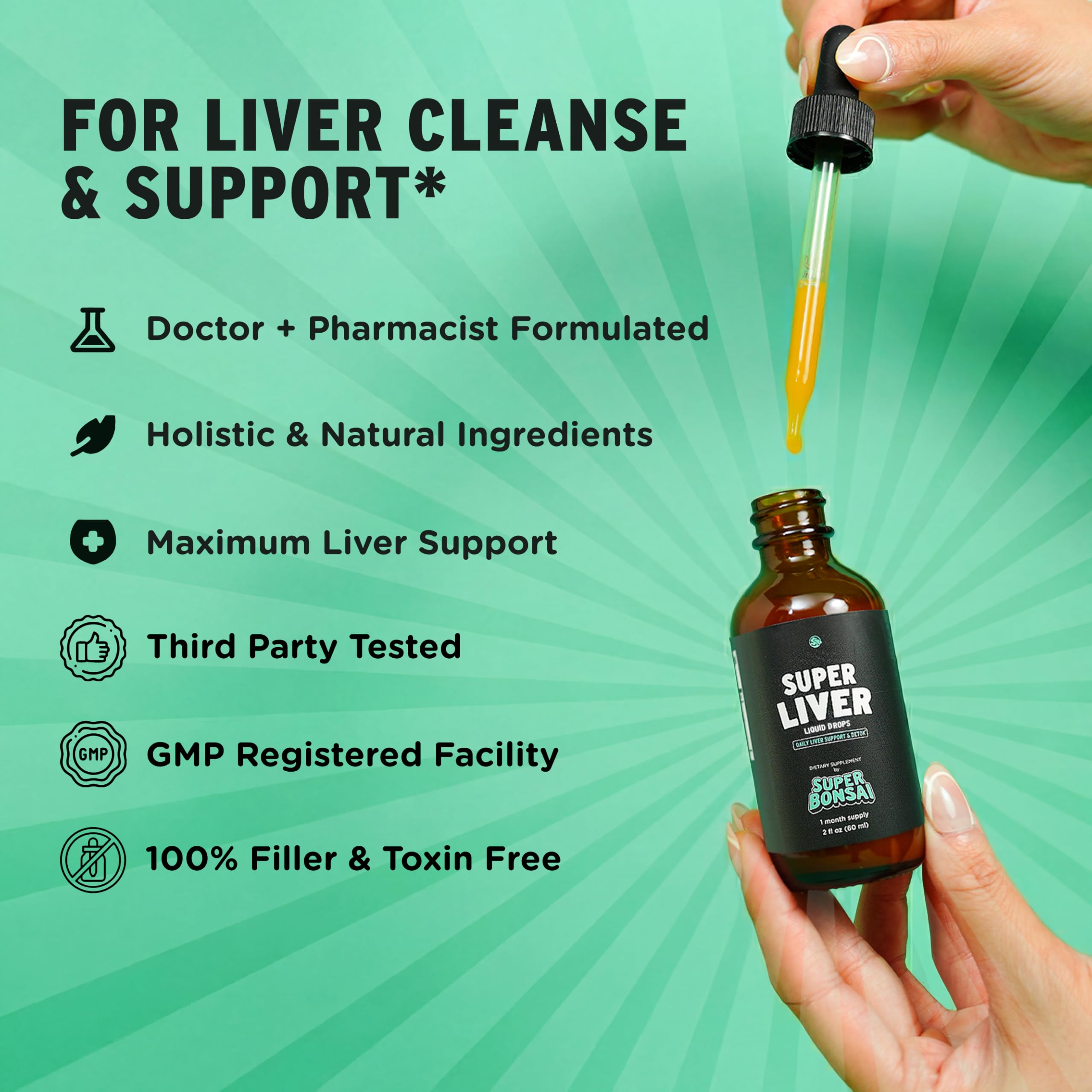 Milk Thistle Herbal Liquid Supplement - Doctor-Formulated Botanical Blend with Milk Thistle and Dandelion Root - Vegan Non-GMO Drops - 1 Month Supply