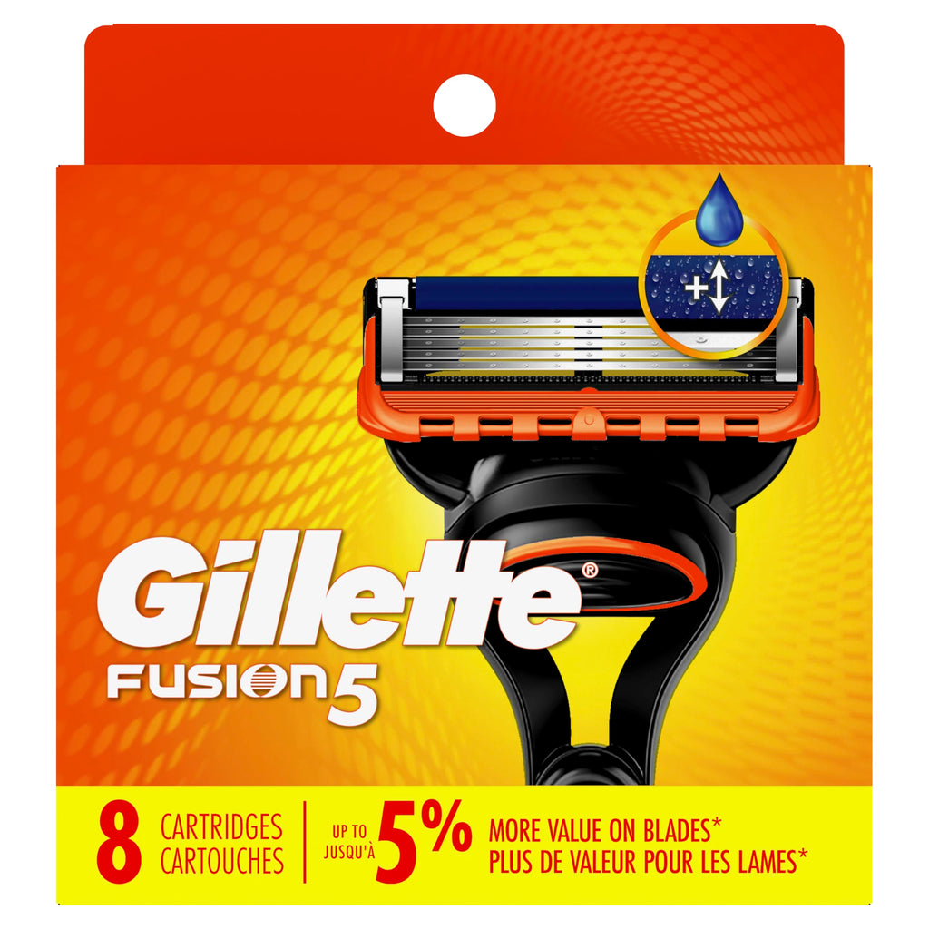 Buy now Gillette Fusion5 Razor Refills for Men, 8 Razor Blade Refills at indiglob india