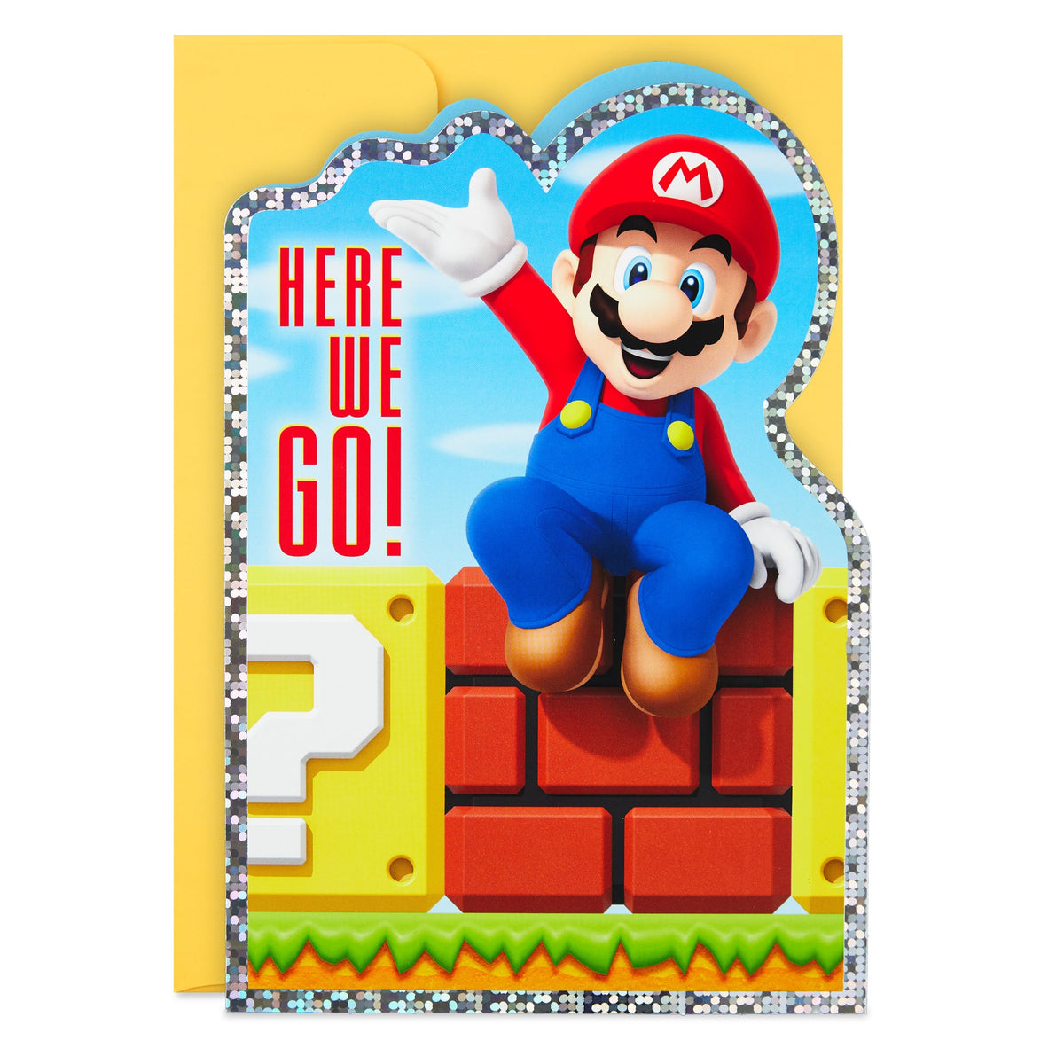 Hallmark Nintendo Super Mario Birthday Card (New Levels of Fun)