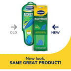 Buy now Dr. Schollâ€™s Sport Insoles - Superior Shock Absorption and Arch Support to Reduce Muscle Fatigue and Stress on Lower Body Joints for Men Size 8-14 at indiglob india