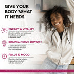 USDA Organic Vitamin B-Complex 20000mcg - B5, B12, B1, B6, B7, B9, B3 - 2Oz | B Complex Liquid Drops - Pantothenic Acid, Methylcobalamin, Thiamine, Pyridoxine, Biotin, Folic, Niacinamide - Berry Flavor