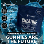 Creatine Gummies for Women & Men, Creatine Monohydrate Gummies, Blueberry | 30 Servings, 5g per Serving Creatine for Women, Muscle Growth, Strength & Recovery, Chewable Gummy Creatine for Men, 1 Pack