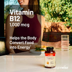 NatureWise Vitamin B12 1000 mcg - Dietary Supplement for Supporting Energy Metabolism, Mental Clarity, Nervous System Health - Easy-to-Swallow, Soy & Gluten-Free, Non-GMO - 150 Count[150-Day Supply]