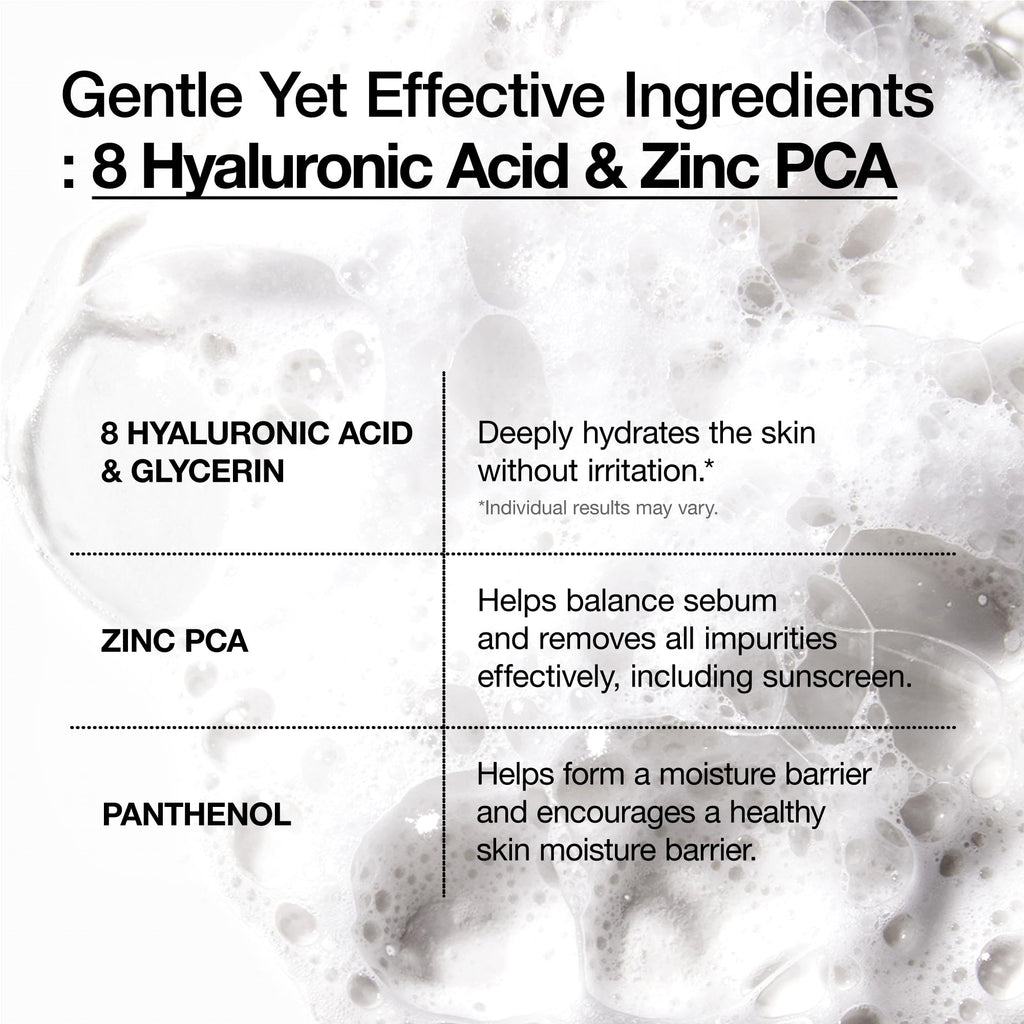 ANUA Hydrating Gentle Foaming Cleanser, 5.07 fl.oz | Daily Face Wash, Hyaluronic Acid, Zinc, Panthenol, for Dry & Sensitive Skin, Sebum Balance Facial Cleanser, Korean Skincare