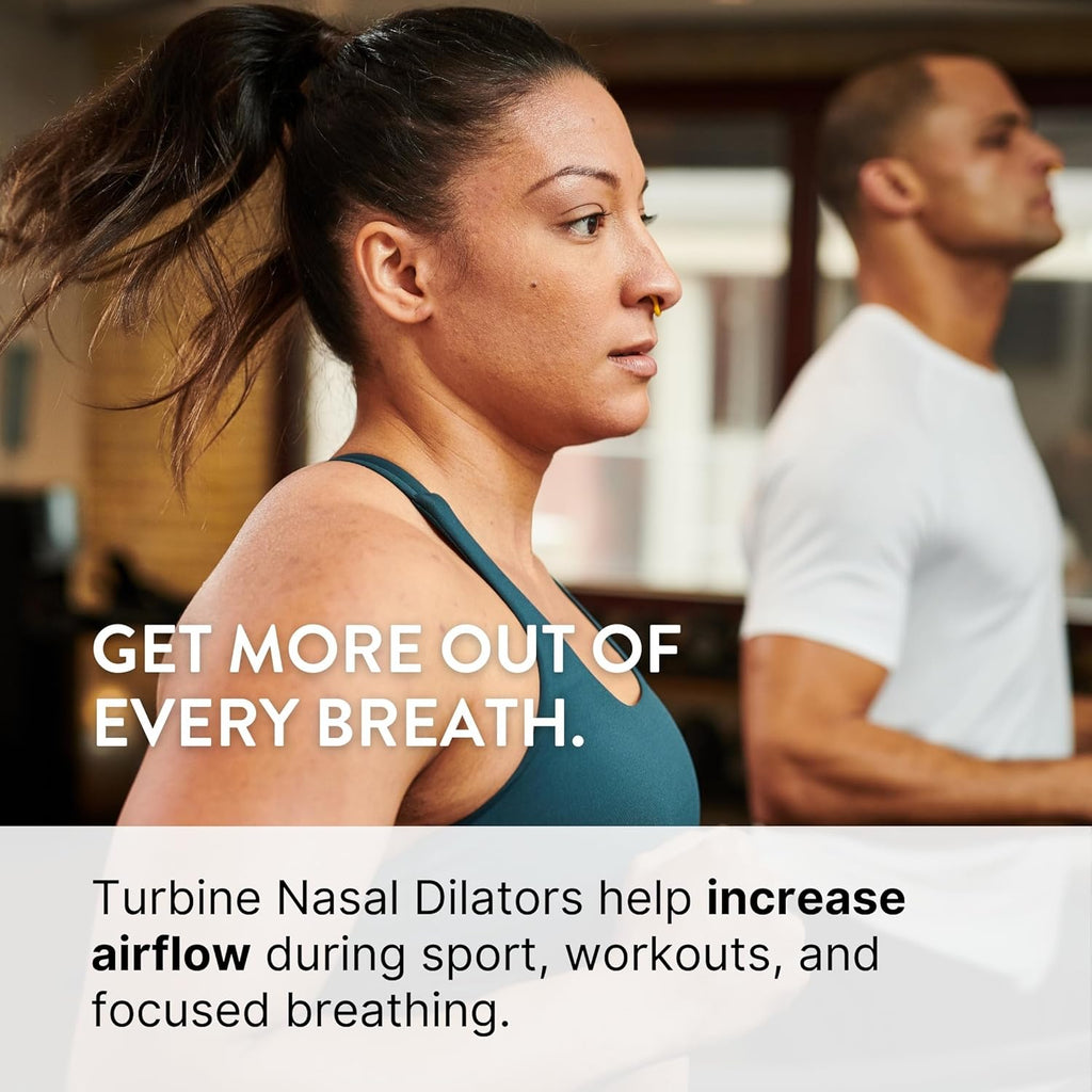 Buy now Turbine Nasal Dilator for Athletes - Pack of 3 Turbine Dilators Designed for Athletic Training - Increase Airflow to Lungs by 38% During Exercise, Sports Training, Cycling & Running at indiglob india