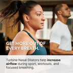 Buy now Turbine Nasal Dilator for Athletes - Pack of 3 Turbine Dilators Designed for Athletic Training - Increase Airflow to Lungs by 38% During Exercise, Sports Training, Cycling & Running at indiglob india