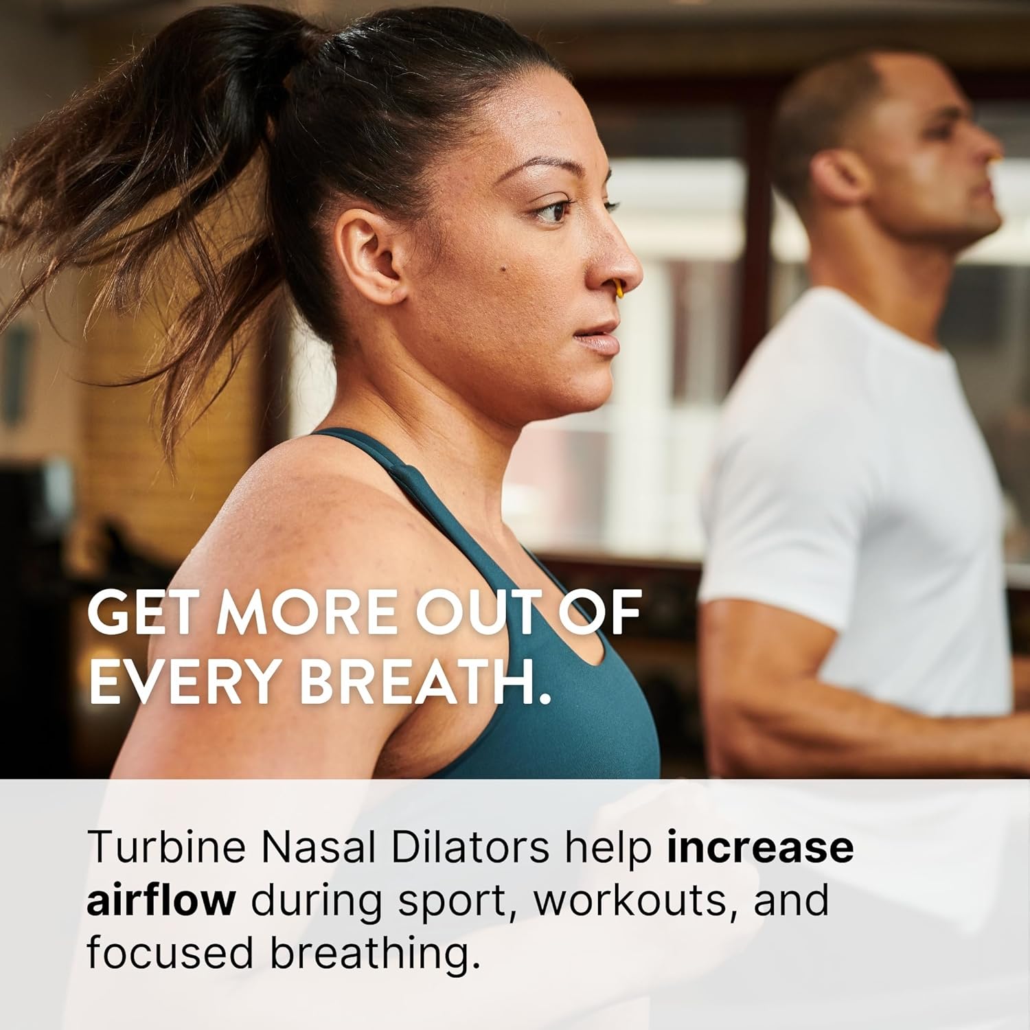 Buy now Turbine Nasal Dilator for Athletes - Pack of 3 Turbine Dilators Designed for Athletic Training - Increase Airflow to Lungs by 38% During Exercise, Sports Training, Cycling & Running at indiglob india