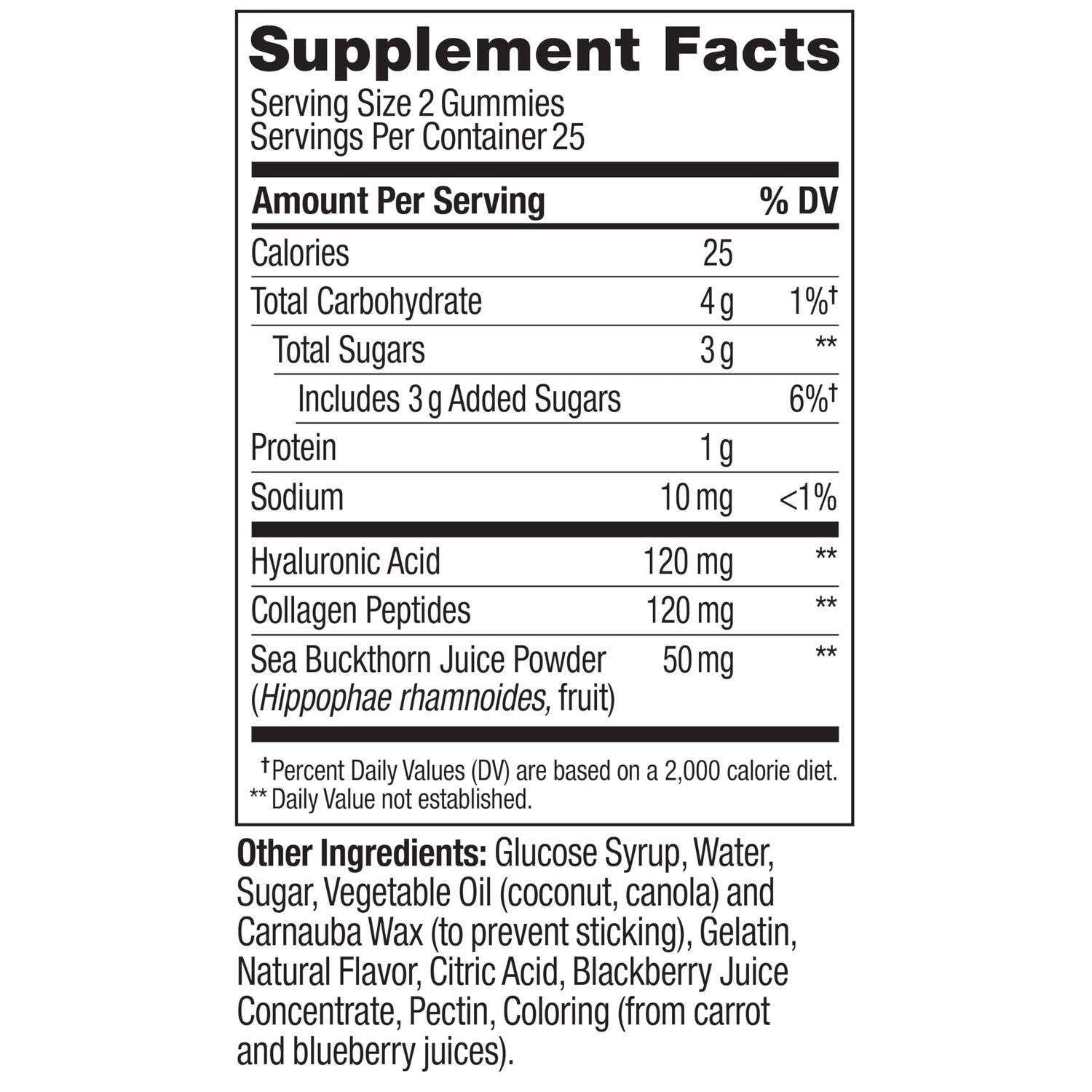 OLLY Glowing Skin, Hydrated & Youthful Skin*, Hyaluronic Acid - 50 Count