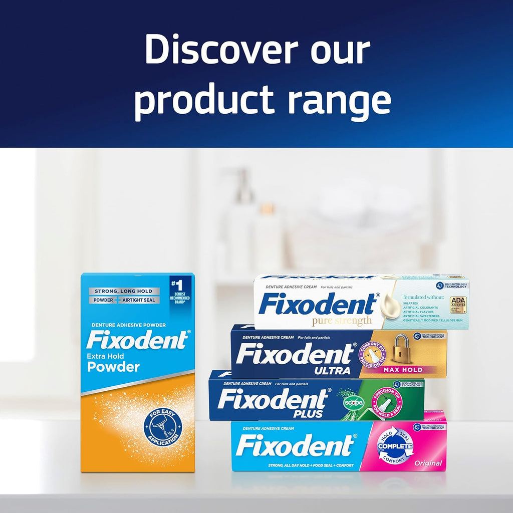 Buy now Fixodent Ultra Max Hold Denture Adhesive, 2.2 Ounce (Pack of 2) at indiglob india