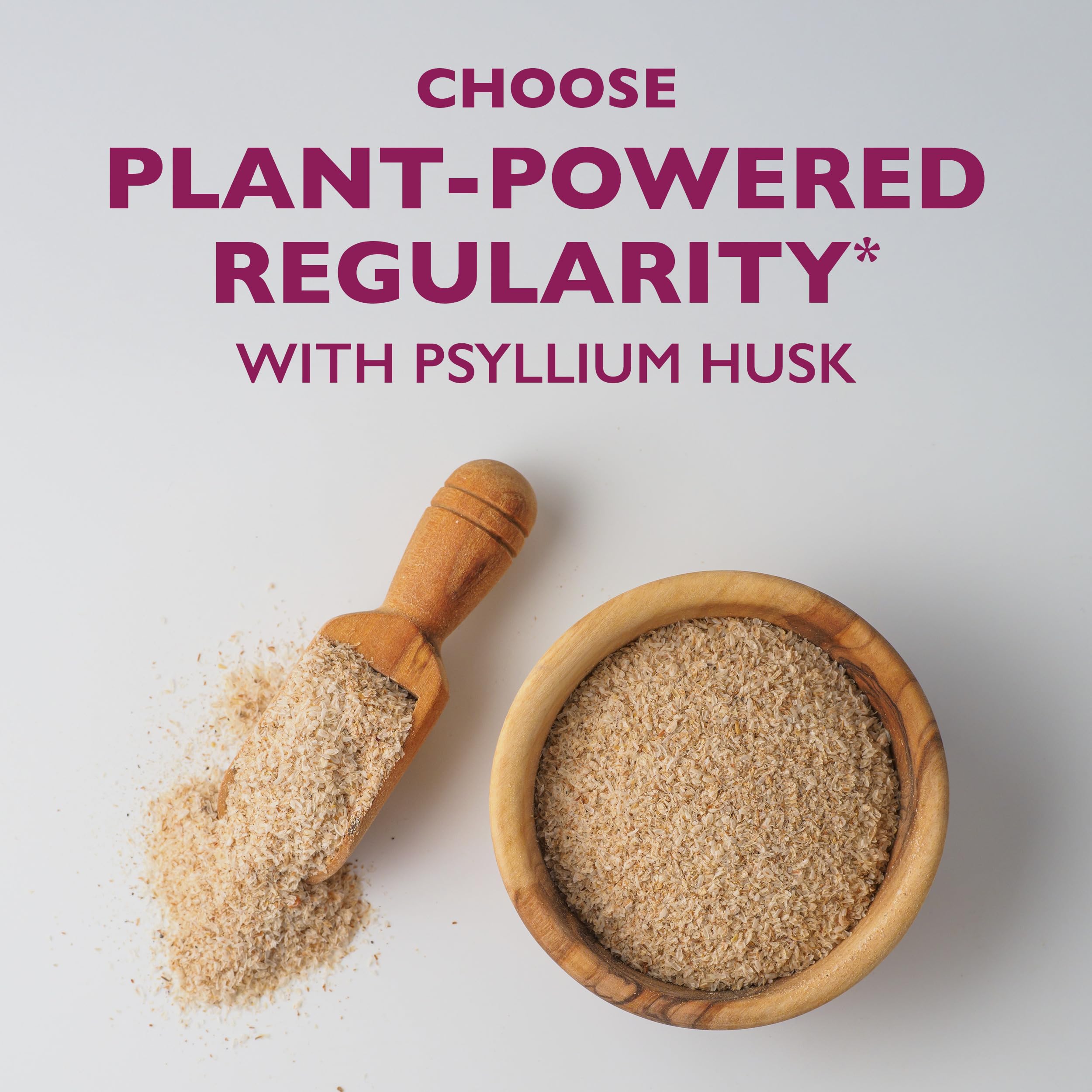Metamucil 4-in-1 Psyllium Husk GLP-1 Friendly Fiber Supplement, Sugar-Free, 114 teaspoons, Orange Flavored, Daily Fiber Powder for Digestive Health, made with Plant-Based Psyllium Husk Fiber