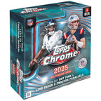 2025 Topps Chrome NFL Football - Factory Sealed - Mega Box