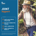 Buy now Dr. Tobias Joint Support Supplement with Glucosamine Chondroitin MSM, Supports Connective Tissue, Function & Flexibility, Extra Strength Joint Supplements for Men & Women, 240 Capsules at indiglob india