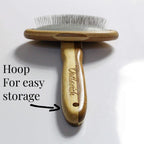 Sheepskin Brush Rug Wool Carpet Cleaner Bamboo Wire Slicker Carding, Unmats Fur & Restores Like New, Longer Prongs, Stronger Design, To Fluff Fleeces, Sherpa, Macrame & Faux Fur Blankets