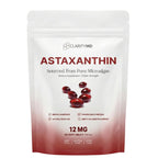 Astaxanthin 12mg Antioxidants Supplement – Natural Microalgae Source – Lipid-Based Softgel for Enhanced Absorption – Cognitive, Vision & Joint Support – 30 Softgels (Pack of 1)