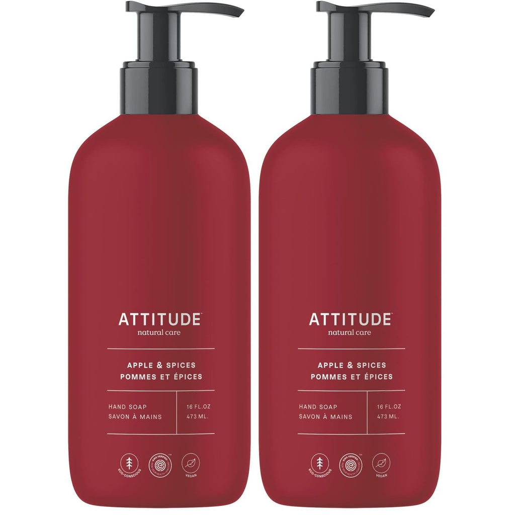 Buy now ATTITUDE Liquid Hand Soap, EWG Verified, Plant and Mineral-Based, Vegan Personal Care Products, Coconut & Wild Berries Scent, 16 Fl Oz at indiglob india