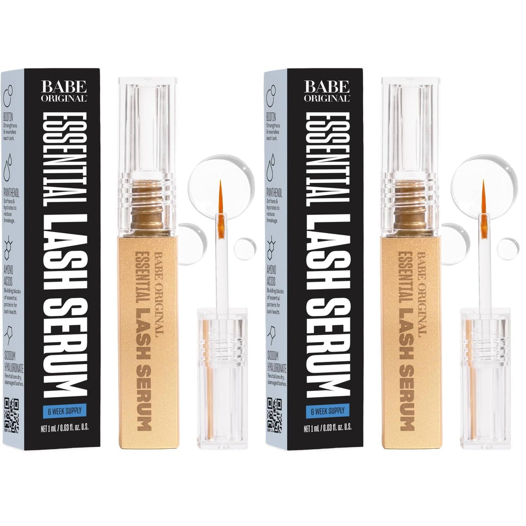 Babe Original Lash Serum - Fuller & Longer Looking Eyelashes, Advanced Lash Enhancing Treatment for Natural Lashes, Extensions & Eyebrows, Vegan & Cruelty-Free