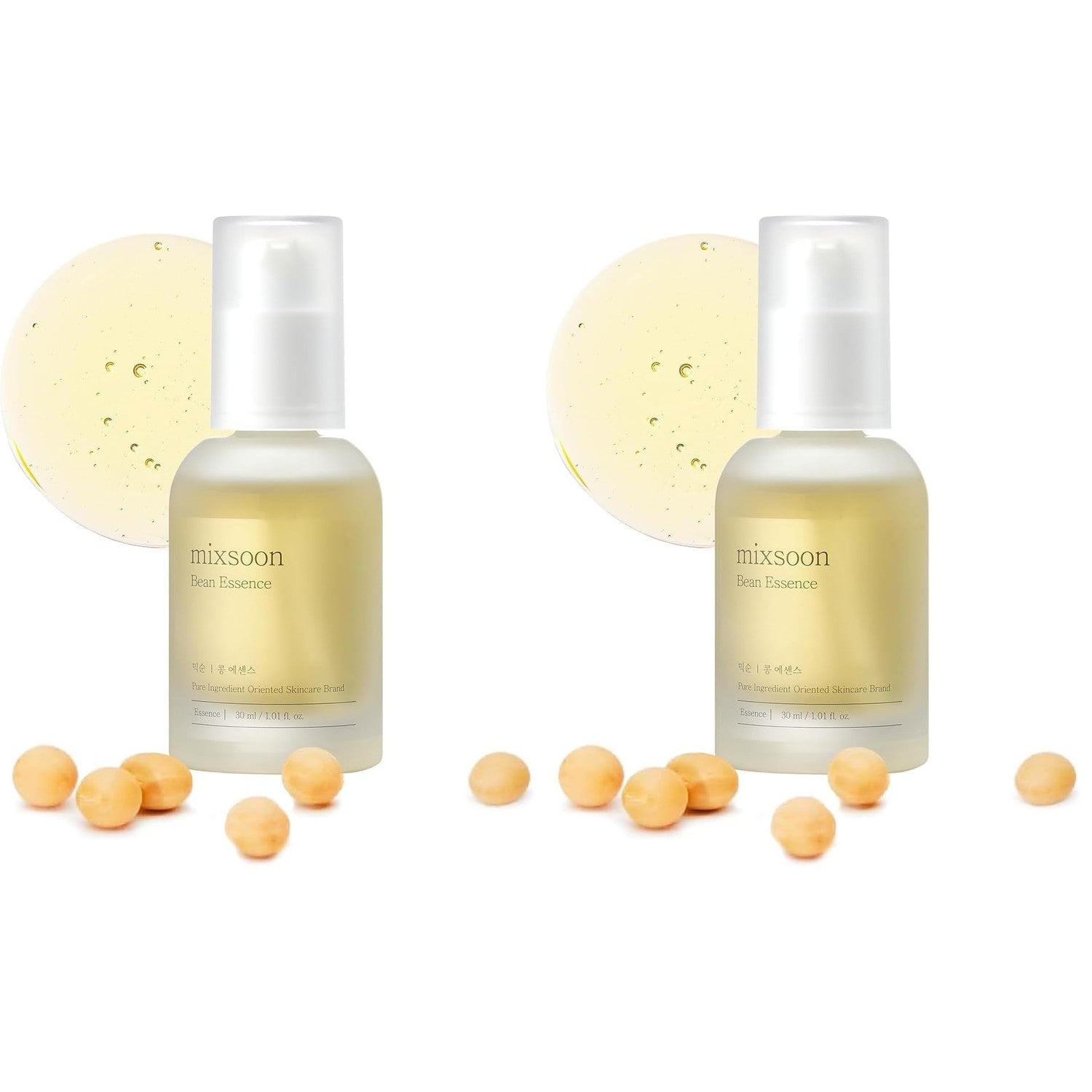 Bean Essence - Gentle Liquid Exfoliant for Glass Skin & Pore Care, 0.68floz | 2-in-1 Gentle Liquid Exfoliant & Hydrating Serum for Glass Skin & Pore Care, Korean Skincare, 20ml