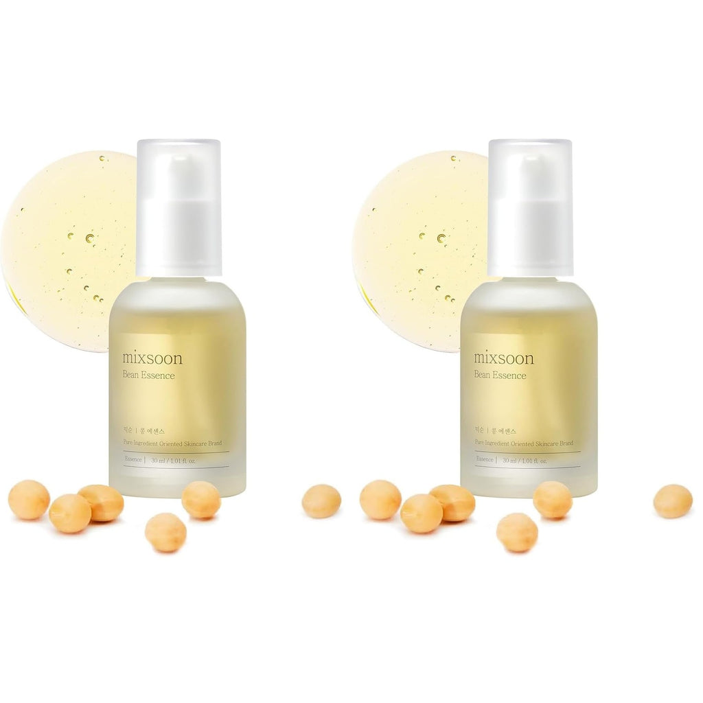 Bean Essence - Gentle Liquid Exfoliant for Glass Skin & Pore Care, 0.68floz | 2-in-1 Gentle Liquid Exfoliant & Hydrating Serum for Glass Skin & Pore Care, Korean Skincare, 20ml