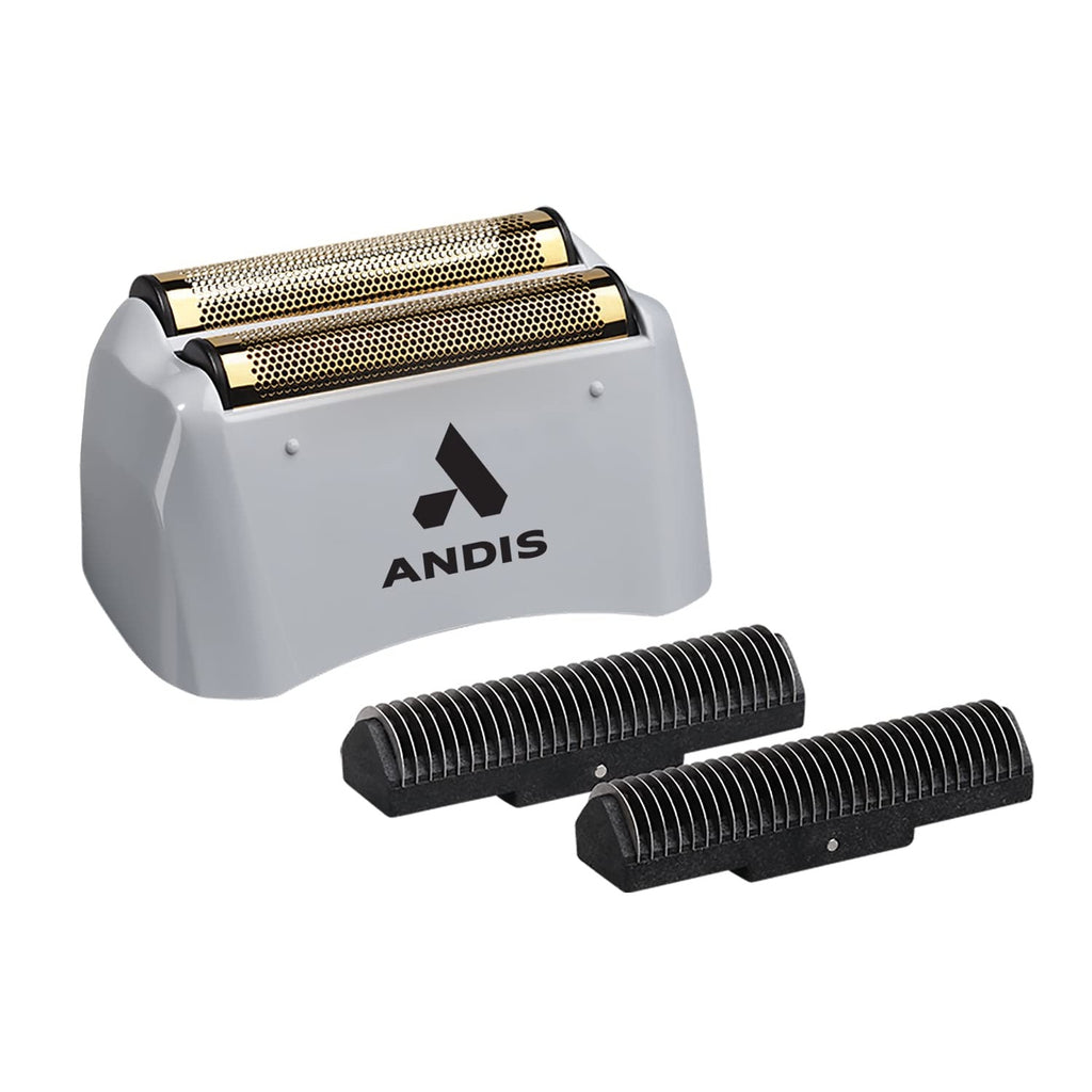 Andis TS-1 17235 Pro Foil Lithium Titanium Foil Shaver, Gray | Cord/Cordless, Smooth Shaving Cordless Shaver with Charger